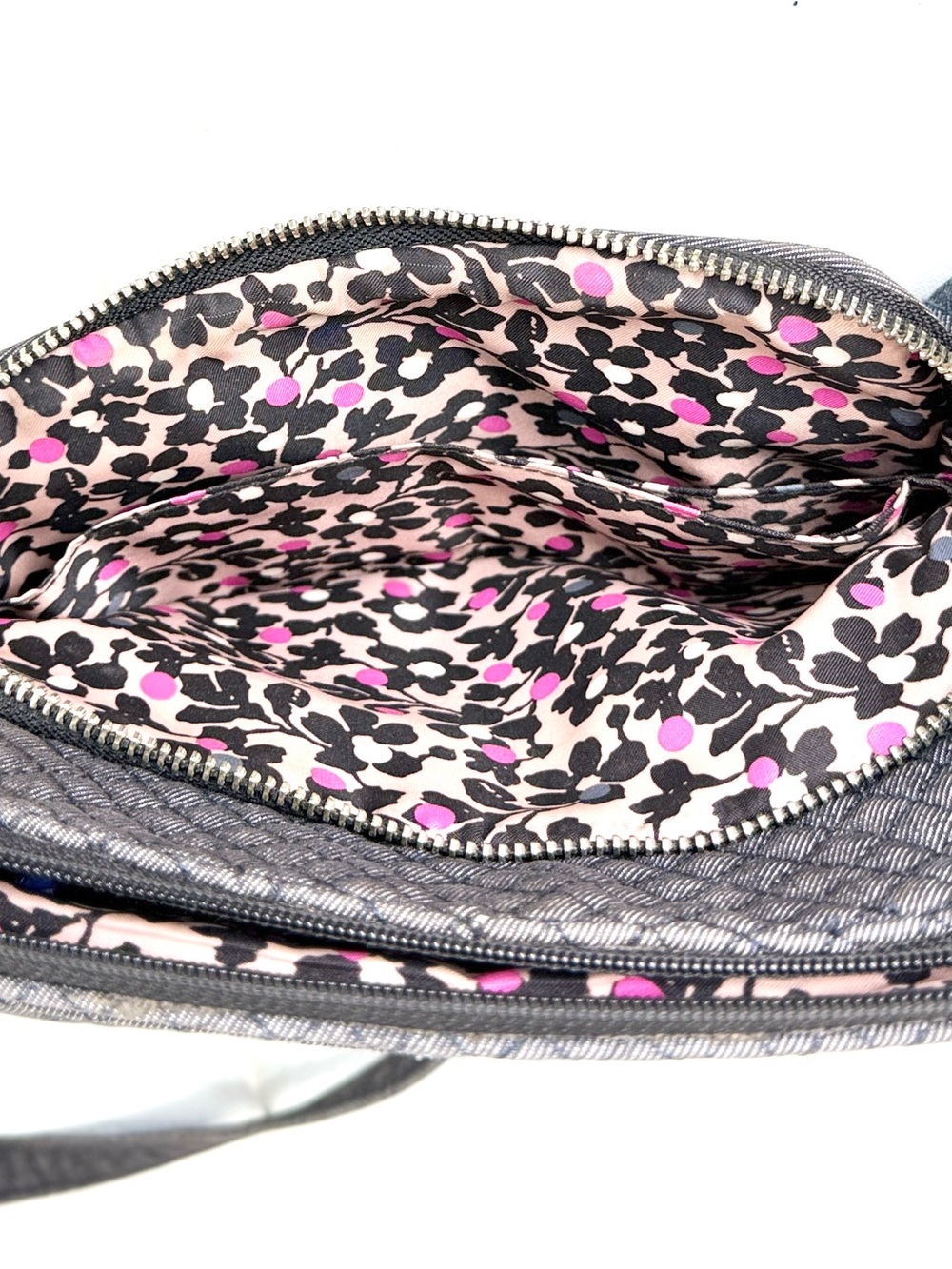 Vera Bradley Quilted Black Crossbody Bag - Picture 9 of 12